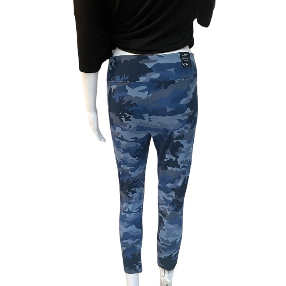 New with tags, J.Crew, crop athletic camo leggings, size medium - Picture 2 of 11